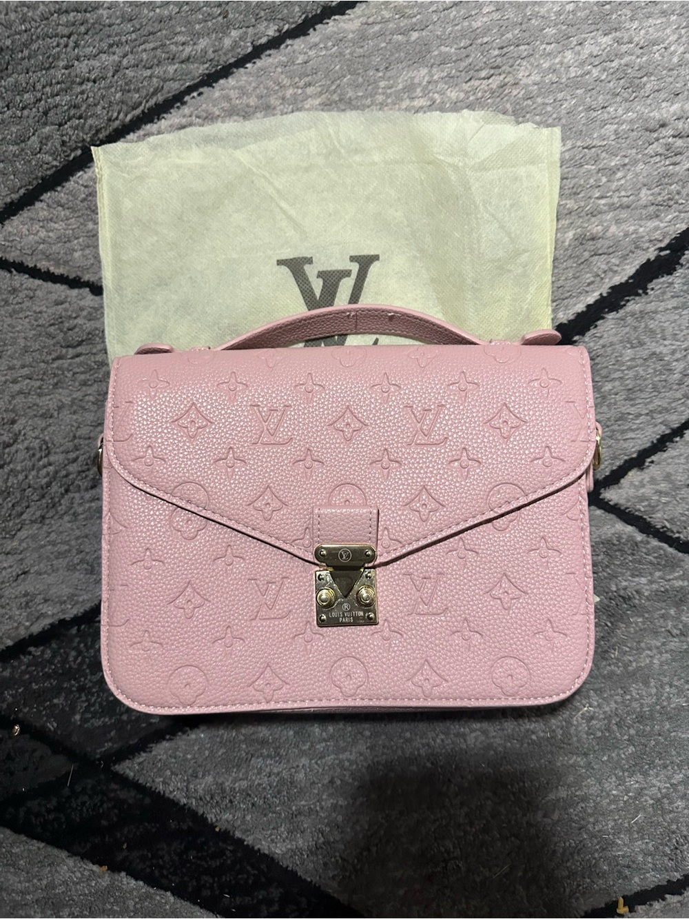 Louis Vuitton Pale Pink Monogram Crossbody Bag